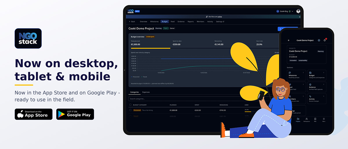 Now on desktop, tablet and mobile — in the App Store and on Google Play.
